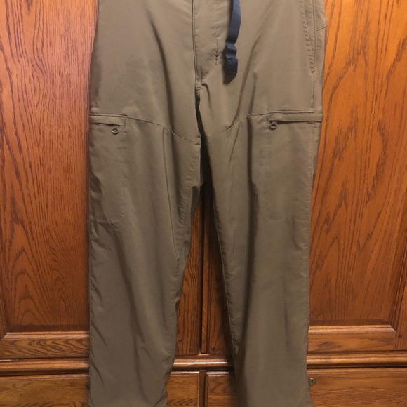 Lands' End Pants Nwot Lands End Dark Khaki Brown Fleece Lined Pants